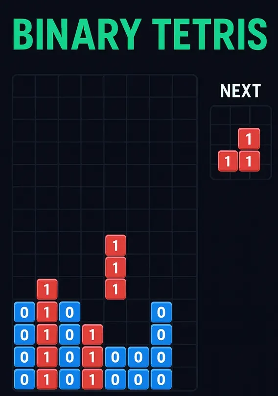 Binary Tetris - Online Game