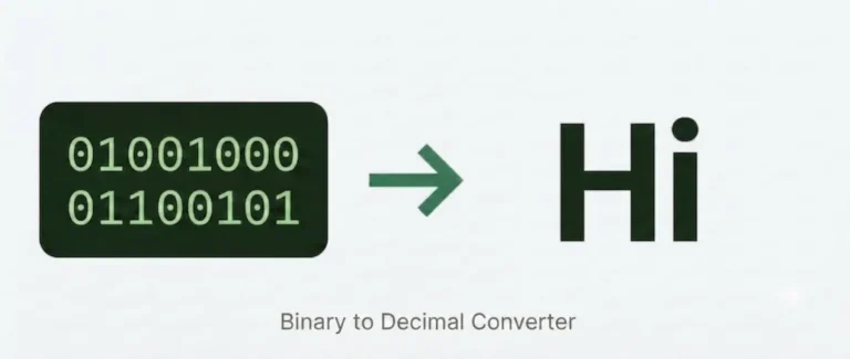 Binary to Decimal Converter