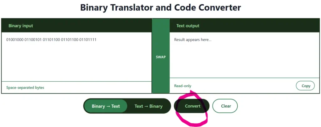 Step 3 - Hit Convert Button
